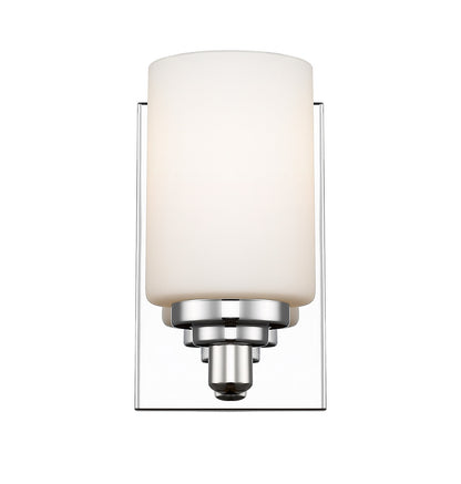 Z-Lite Soledad 1 Light Wall Sconce in Chrome 485-1S-CH