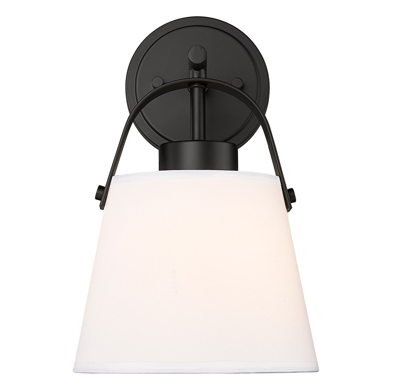 Z-Lite Z-Studio 1 Light Wall Sconce in Matte Black 743-1S-MB