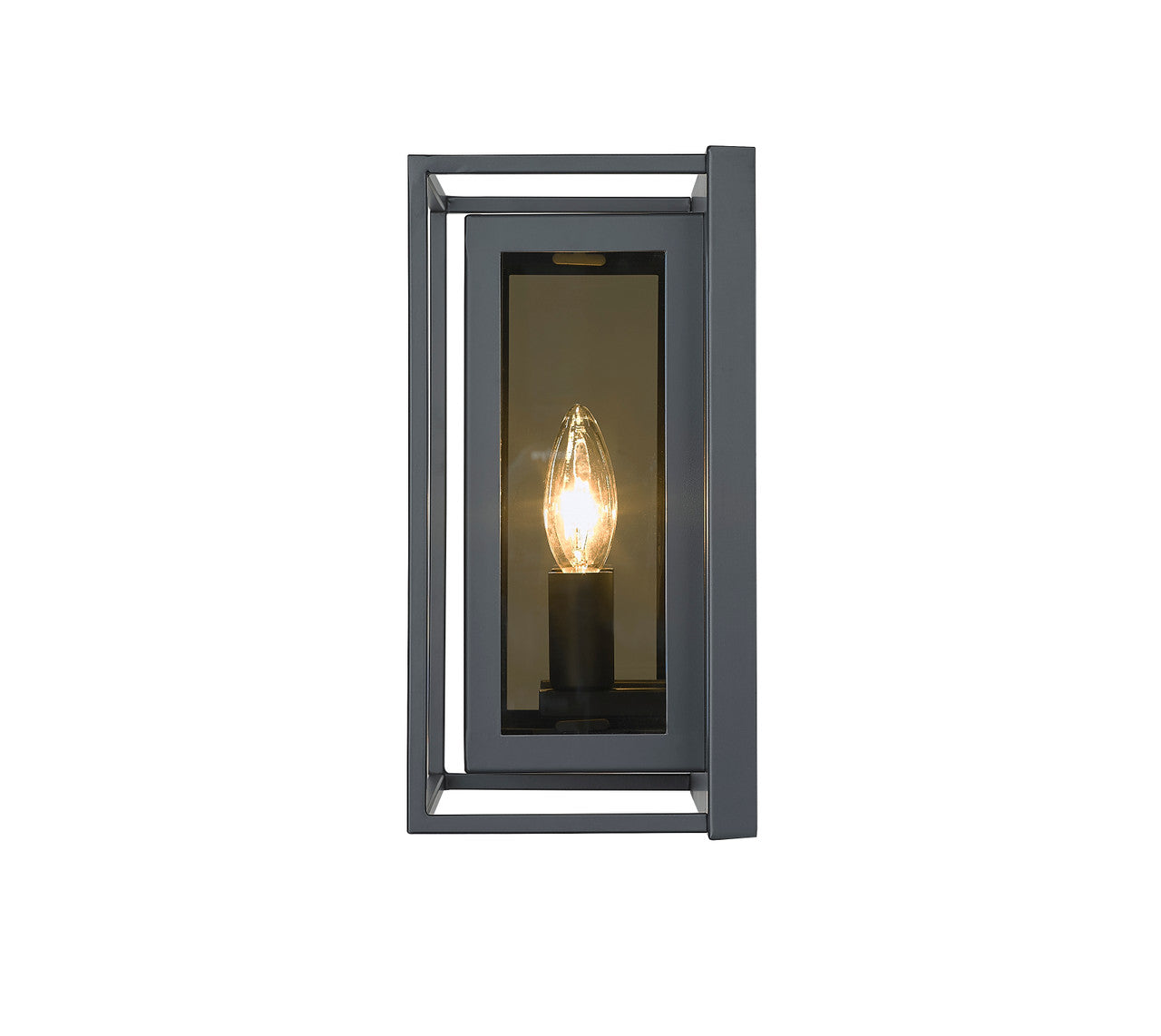 Z-Lite Infinity 2 Light Wall Sconce in Misty Charcoal 802-2S-MC