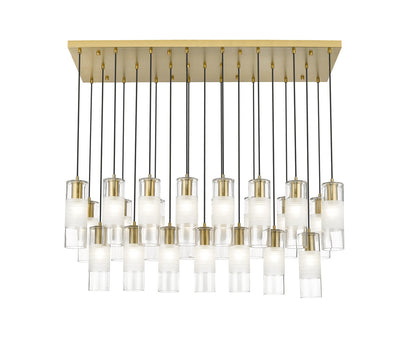 Z-Lite Alton 23 Light Linear Chandelier in Modern Gold 824P-23L-MGLD