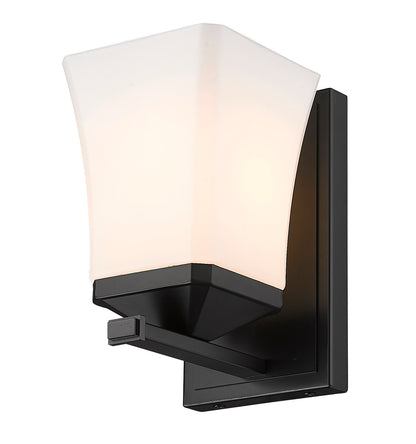 Z-Lite Darcy 1 Light Wall Sconce in Matte Black 1939-1S-MB