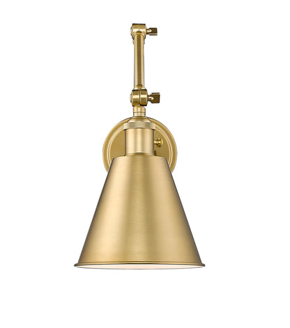 Z-Lite Gayson 1 Light Wall Sconce in Modern Gold 349S-MGLD