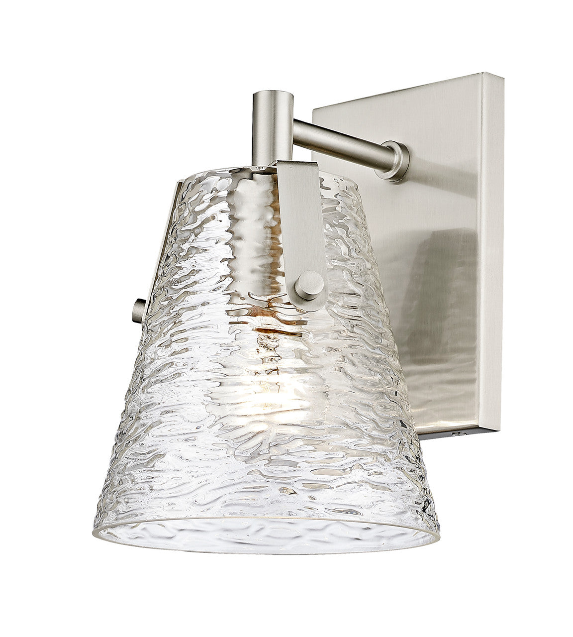 Z-Lite Analia 1 Light Wall Sconce in Brushed Nickel 1101-1S-BN