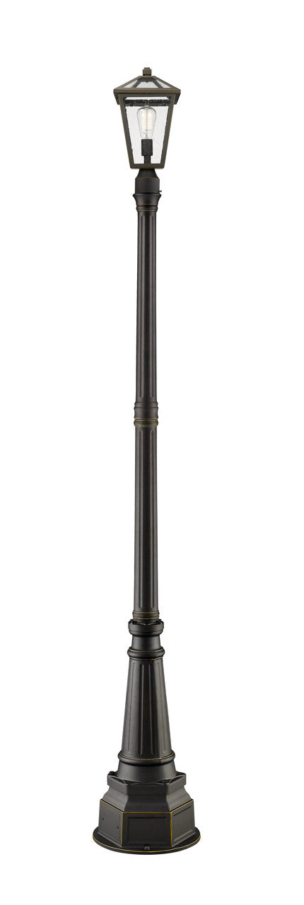 Z-Lite Talbot 1 Light Outdoor Post Mounted Fixture in Oil Rubbed Bronze 579PHMR-564P-ORB