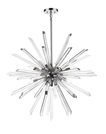 Z-Lite Burst 10 Light Chandelier in Chrome 4003-10CH