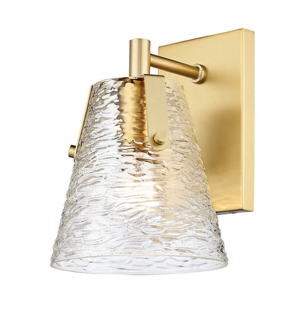 Z-Lite Analia 1 Light Wall Sconce in Modern Gold 1101-1S-MGLD