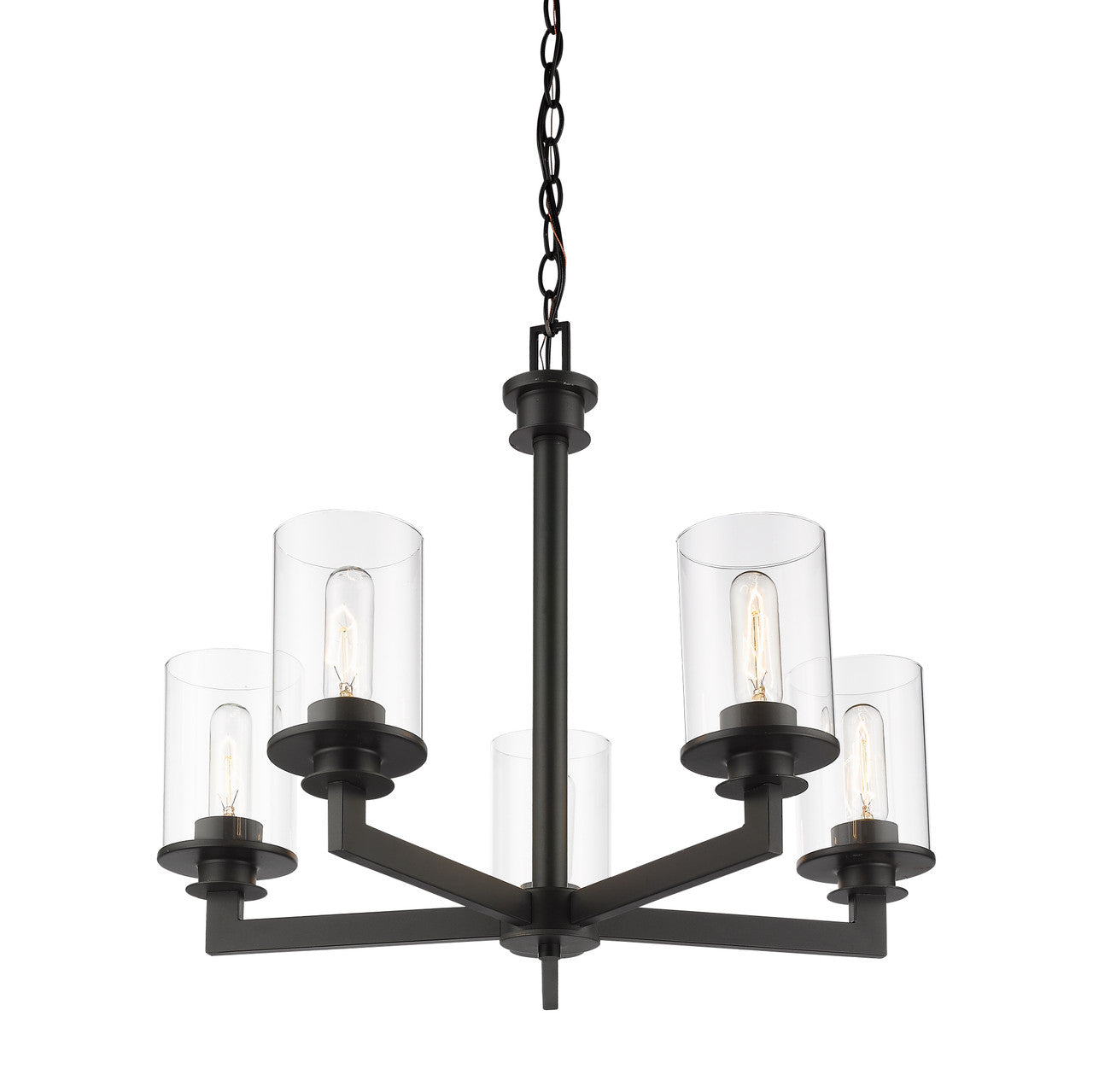 Z-Lite Savannah 5 Light Chandelier in Bronze 462-5BRZ