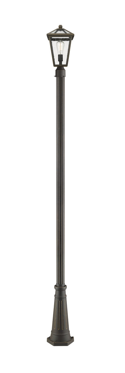 Z-Lite Talbot 1 Light Outdoor Post Mounted Fixture in Oil Rubbed Bronze 579PHMR-519P-ORB