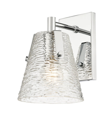 Z-Lite Analia 1 Light Wall Sconce in Chrome 1101-1S-CH