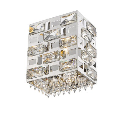 Z-Lite Aludra 1 Light Wall Sconce in Chrome 912-1S-CH-LED