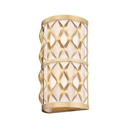 Z-Lite Harden 2 Light Wall Sconce in Modern Gold 1948-2S-MGLD