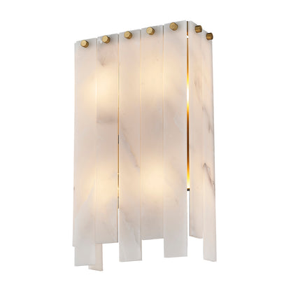 Z-Lite Viviana 4 Light Wall Sconce in Rubbed Brass 345-4S-RB