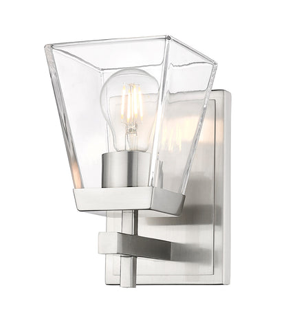 Z-Lite Lauren 1 Light Wall Sconce in Brushed Nickel 819-1S-BN