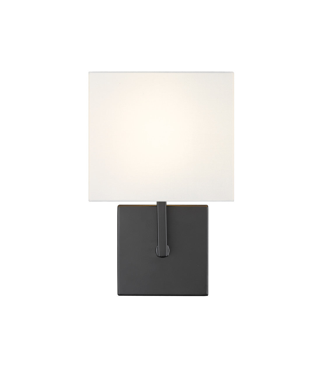 Z-Lite Saxon 1 Light Wall Sconce in Matte Black 815-1S-MB