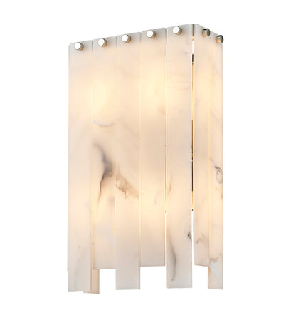 Z-Lite Viviana 4 Light Wall Sconce in Polished Nickel 345-4S-PN