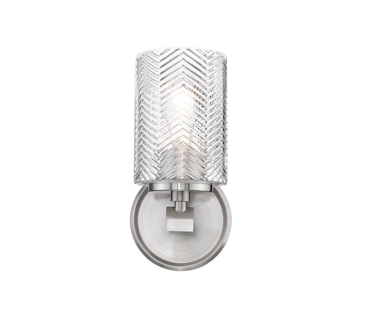 Z-Lite Dover Street 1 Light Wall Sconce in Brushed Nickel 1934-1S-BN