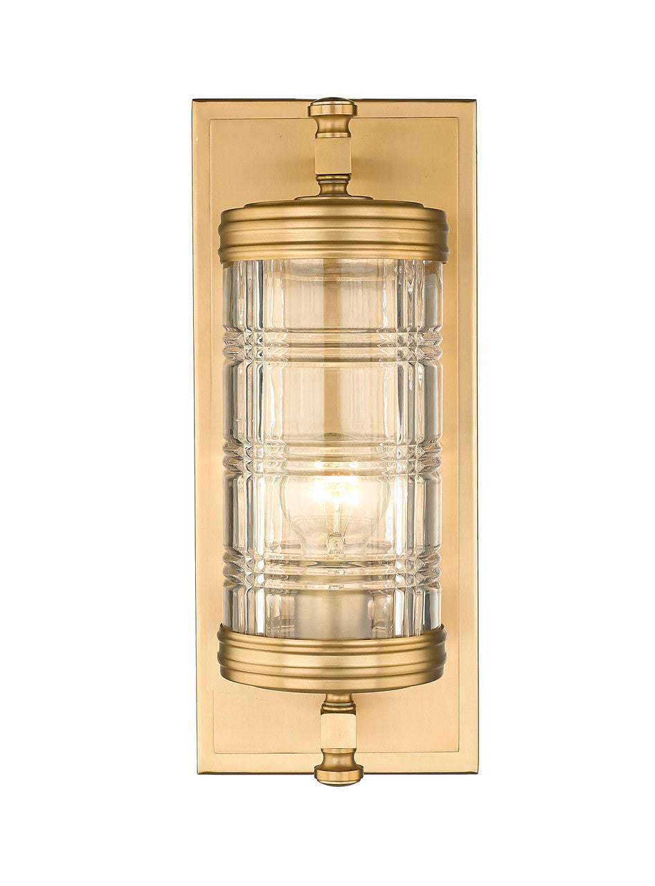 Z-Lite Archer 1 Light Wall Sconce in Heirloom Gold 344-1S-HG