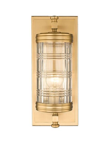 Z-Lite Archer 1 Light Wall Sconce in Heirloom Gold 344-1S-HG