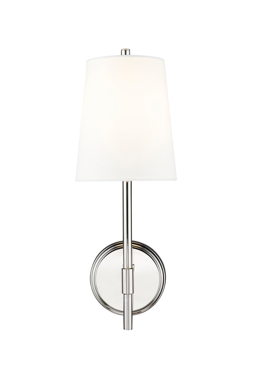 Z-Lite Winward 1 Light Wall Sconce in Polished Nickel 816-1S-PN