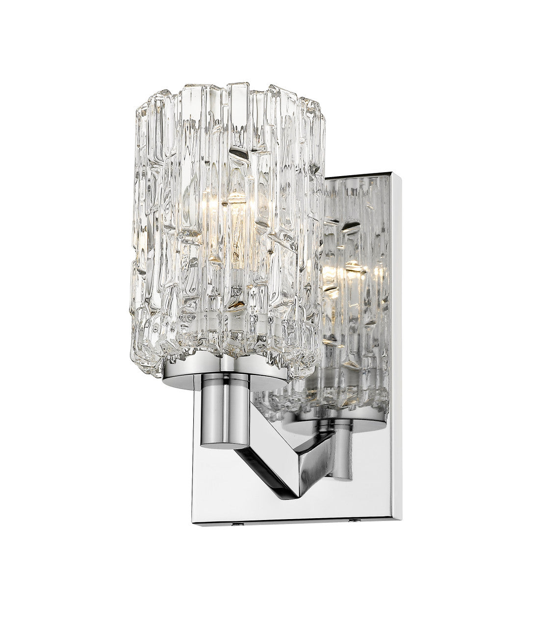 Z-Lite Aubrey 1 Light Wall Sconce in Chrome 1931-1S-CH