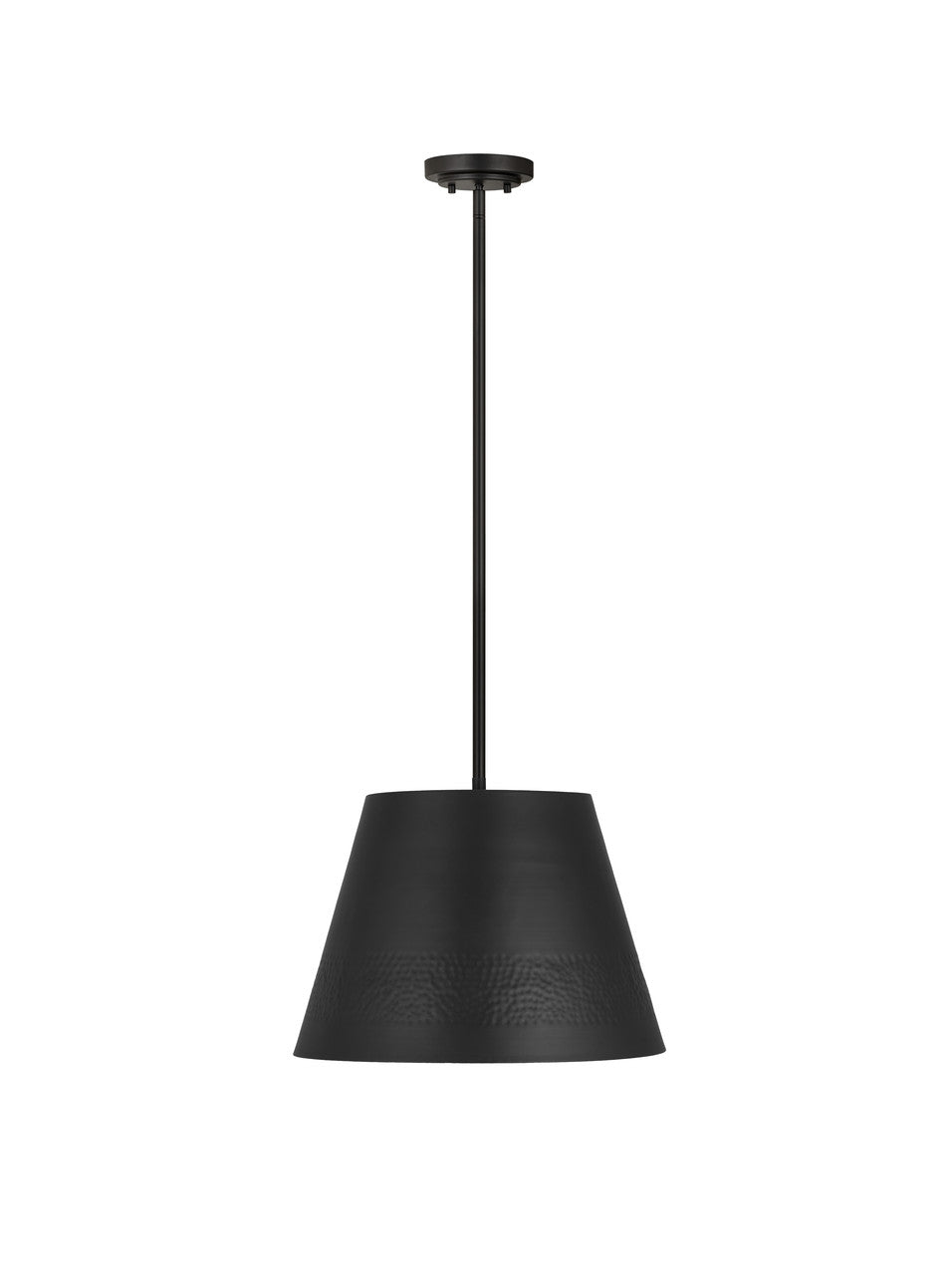 Z-Lite Maddox 1 Light Chandelier in Matte Black 6013-18MB