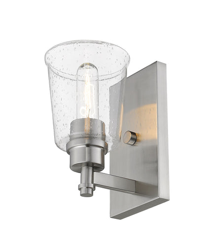 Z-Lite Bohin 1 Light Wall Sconce in Brushed Nickel  464-1S-BN