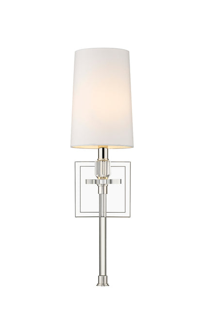 Z-Lite Sophia 1 Light Wall Sconce in Polished Nickel 803-1S-PN