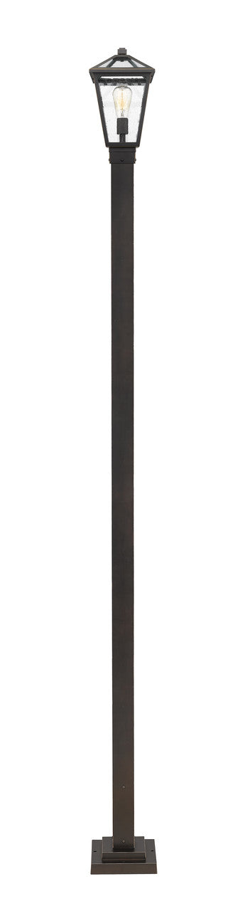 Z-Lite Talbot 1 Light Outdoor Post Mounted Fixture in Oil Rubbed Bronze 579PHMS-536P-ORB