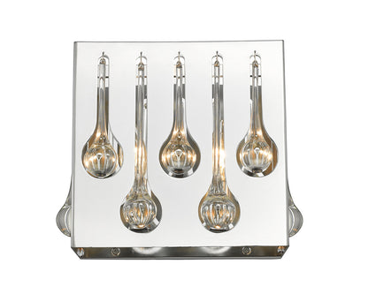 Z-Lite Oberon 2 Light Wall Sconce in Chrome 453SQ2S-CH