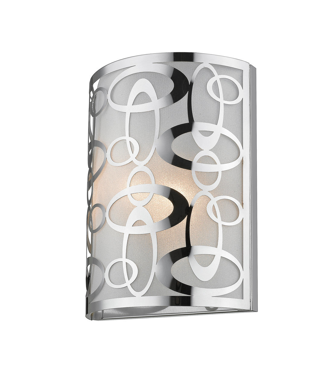 Z-Lite Opal 2 Light Wall Sconce in Chrome 195-2S-CH