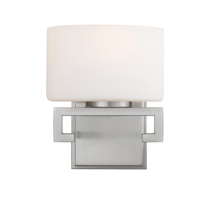 Z-Lite Privet 1 Light Vanity in Brushed Nickel 335-1S-BN-LED