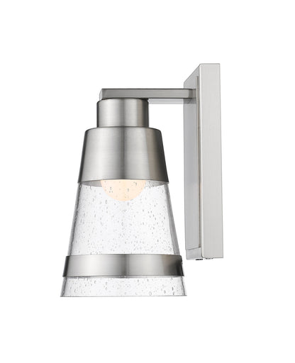 Z-Lite Ethos 1 Light Wall Sconce in Brushed Nickel 1922-1S-BN-LED