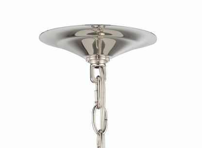 Lumanity Lighting Avery 3-Light Statement Drum Chandelier in Polished Nickel  L090-0023