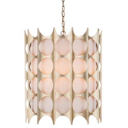 Currey & Co. Dandelion 1-Light Silver & Gold Wall Sconce 9000-1142