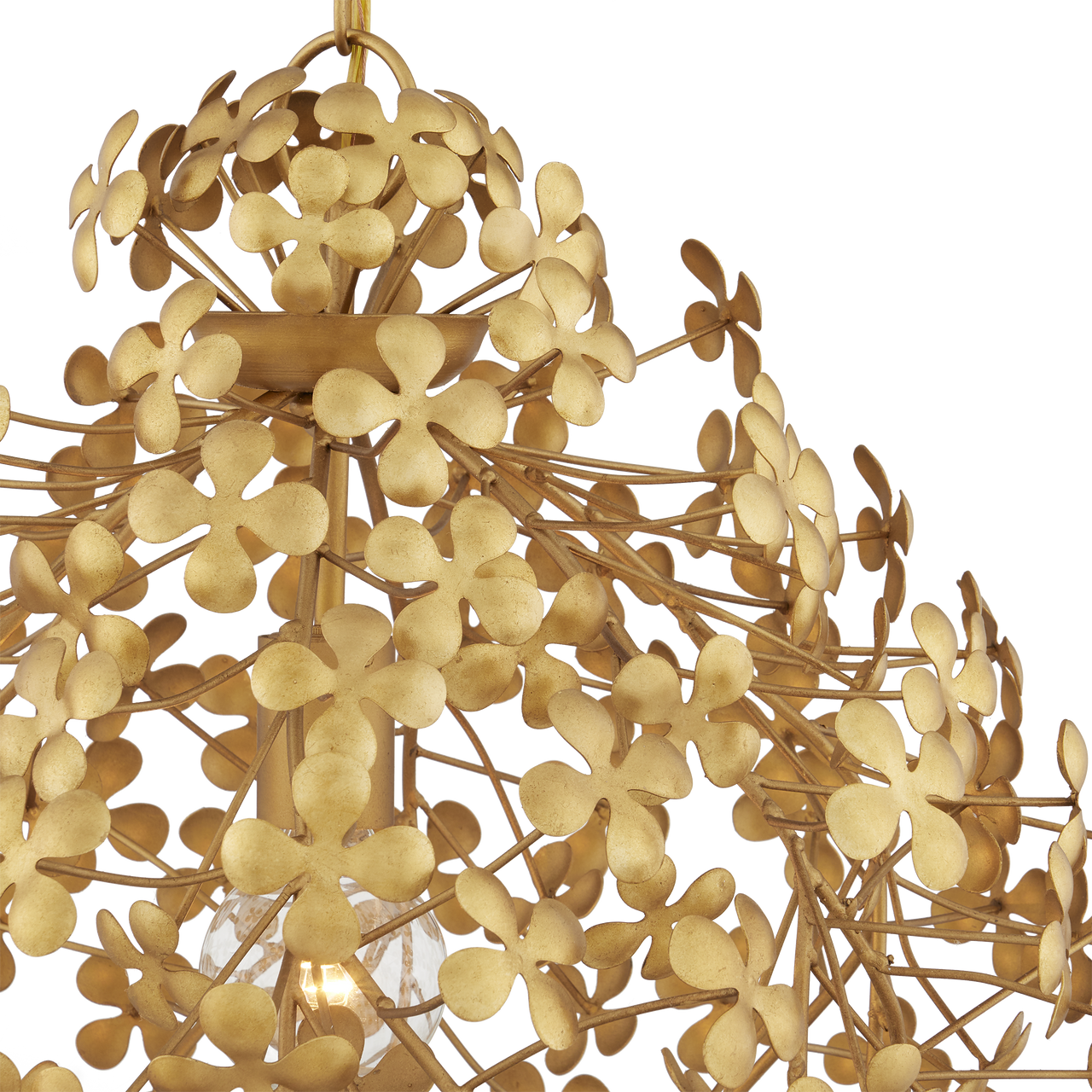 Currey & Co. Cloverfield Gold Pendant 9000-1088