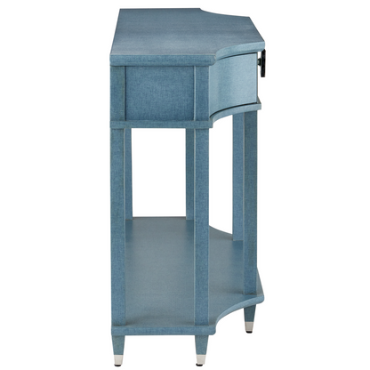 Currey & Co. Maya Blue Console Table 3000-0283