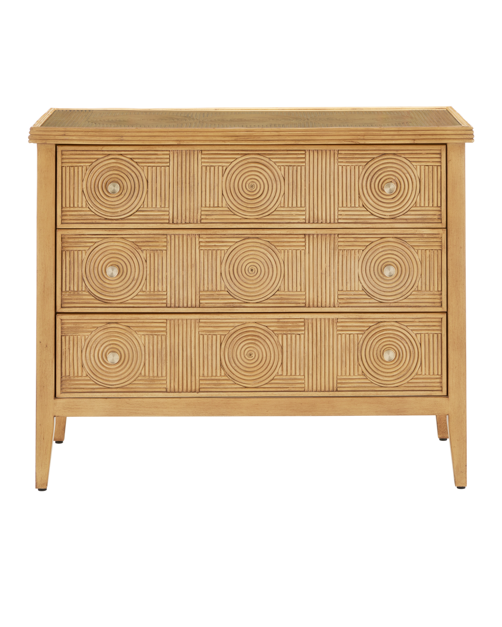 Currey & Co. Santos Sea Sand Large Chest 3000-0290