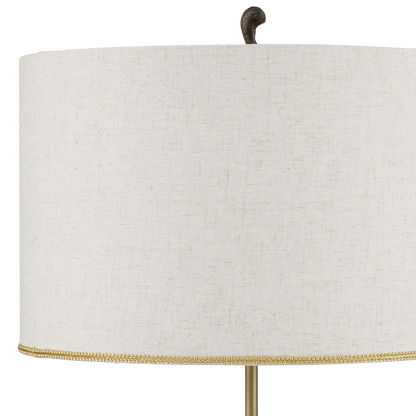 Currey & Co. Codorniz Brass Table Lamp 6000-0886