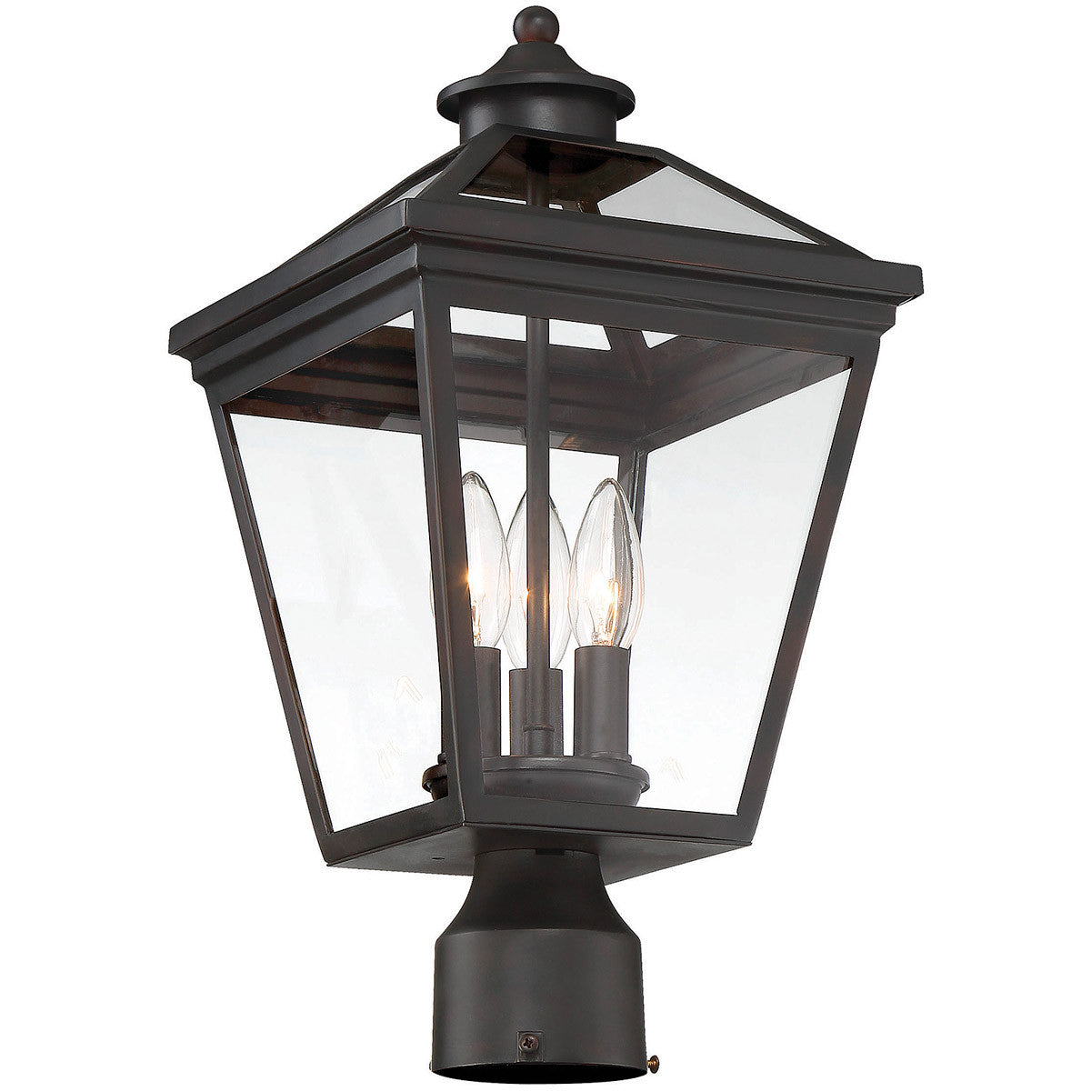 Savoy House Ellijay 3-Light Outdoor Post Lantern in English Bronze 5-147-13