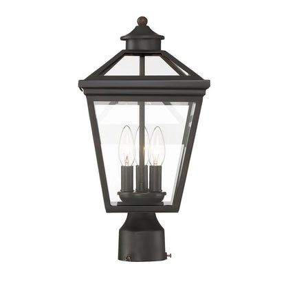 Savoy House Ellijay 3-Light Outdoor Post Lantern in English Bronze 5-147-13