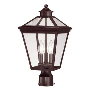 Savoy House Ellijay 3-Light Outdoor Post Lantern in English Bronze 5-147-13