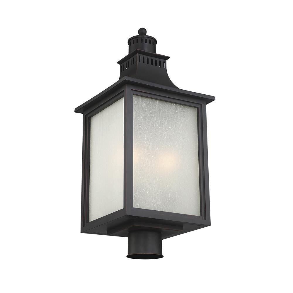 Savoy House Monte Grande 3-Light Outdoor Post Lantern in English Bronze 5-255-13