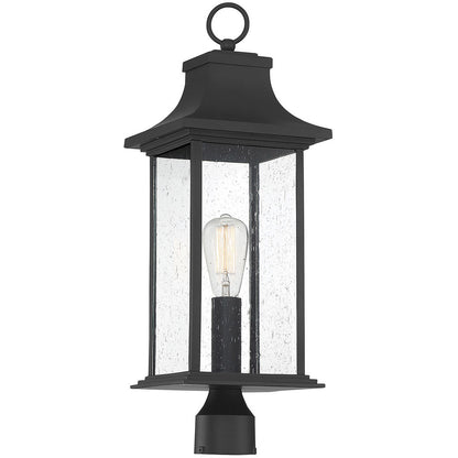 Savoy House Hancock 1-Light Outdoor Post Lantern in Matte Black 5-454-BK