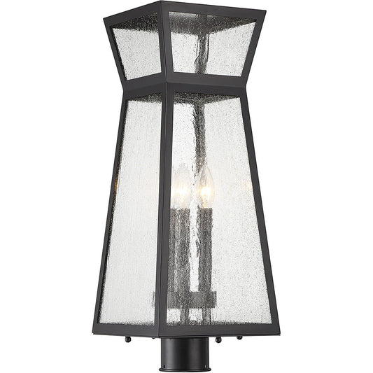 Savoy House Millford 3-Light Outdoor Post Lantern in Matte Black 5-633-BK