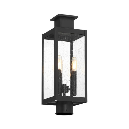 Savoy House Ascott 3-Light Outdoor Post Lantern in Matte Black 5-828-BK