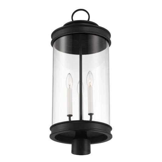 Savoy House Englewood 3-Light Outdoor Post Lantern in Matte Black 5-902-BK