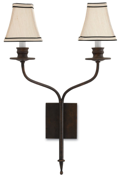 Currey & Co. Highlight Bronze Wall Sconce 5000-0038