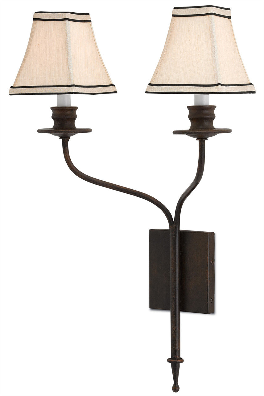 Currey & Co. Highlight Bronze Wall Sconce 5000-0038