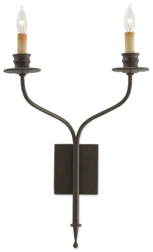 Currey & Co. Highlight Bronze Wall Sconce 5000-0038