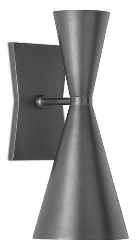 Currey & Co. Gino Black Wall Sconce 5000-0044